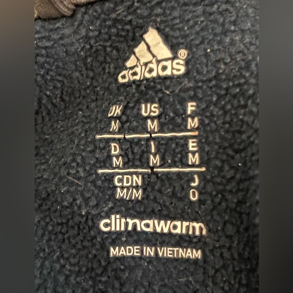 Adidas blue hoodie size M medium - Picture 8 of 9